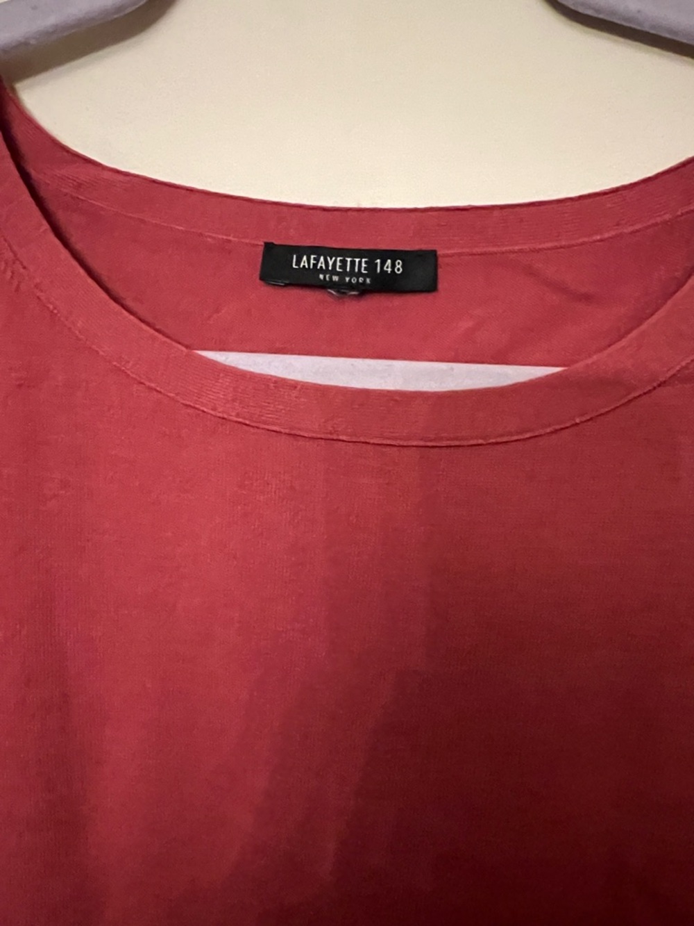Lafayette 148 Large Sleeveless Crewneck Tank -Cinnamon Rose - Picture 3 of 7